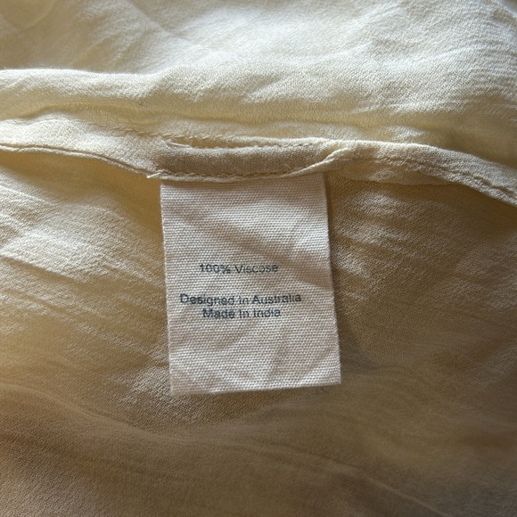 Marie Louise de Monterey Braid Blouse in Antique Embroidered Shirt Sz 10 NEW - Picture 10 of 15